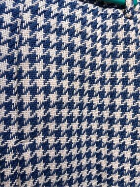 Stella Jean blue and white woven cigarette pant- small stains US 6